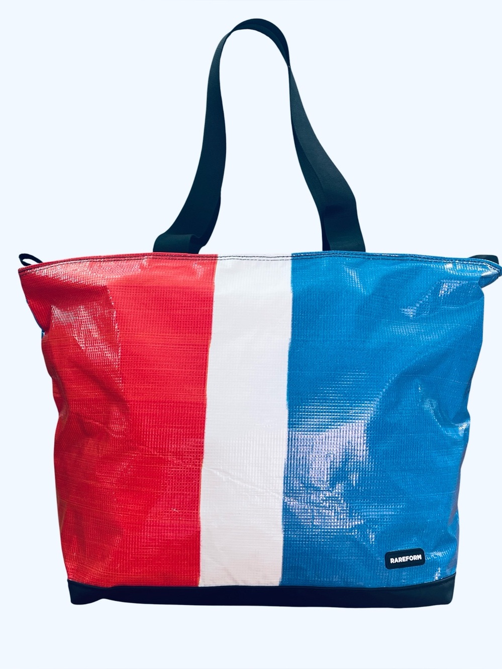 Rareform Zippered Blake Tote Bag One-of-a-Kind Upcycled Billboard Vinyl New